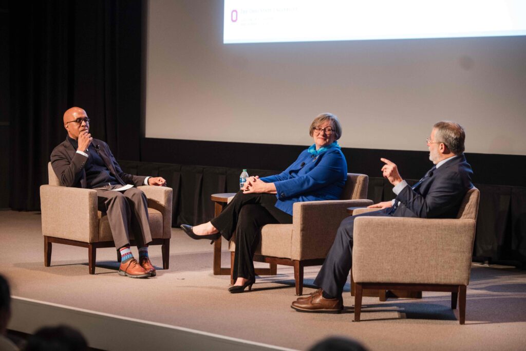 panelists on stage